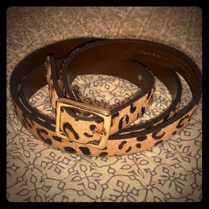 2 for $15   Belt Calf Hair Cheetah Print